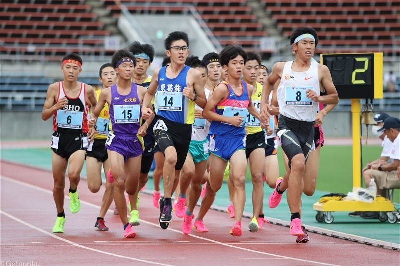 23年愛媛全中男子3000mの決勝レース