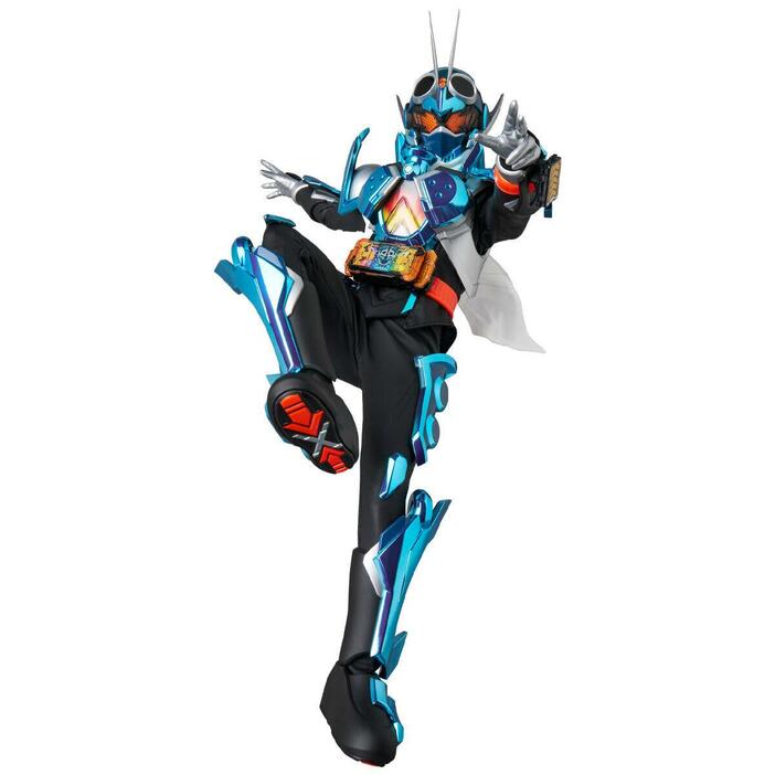 「仮面ライダーガッチャード」の仮面ライダーガッチャード スチームホッパーのフィギュア「RAH GENESIS 仮面ライダーガッチャード スチームホッパー」（c）2023 石森プロ・テレビ朝日・ADK EM・東映