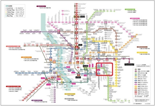 ［図表］バンコク路線図