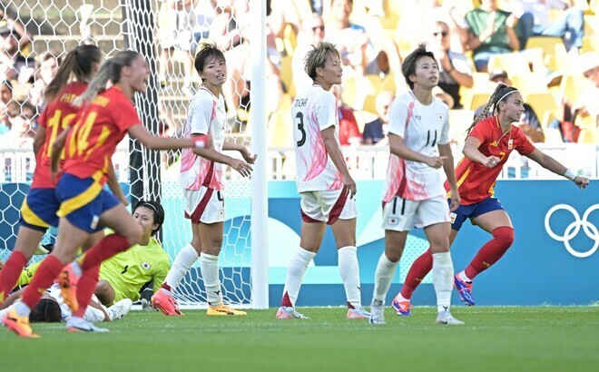 なでしこジャパンは悔しい黒星発進となった。写真：金子拓弥 (サッカーダイジェスト写真部／JMPA代表撮影)