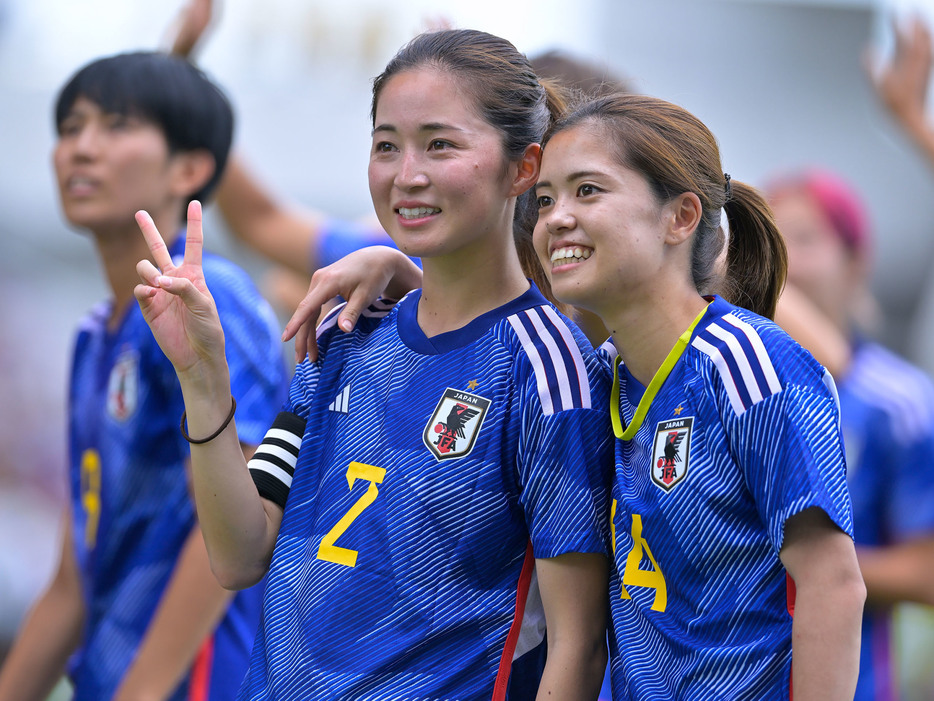 DF清水梨紗とMF長谷川唯がクラブでもチームメイトに(Koki NAGAHAMA/GEKISAKA)