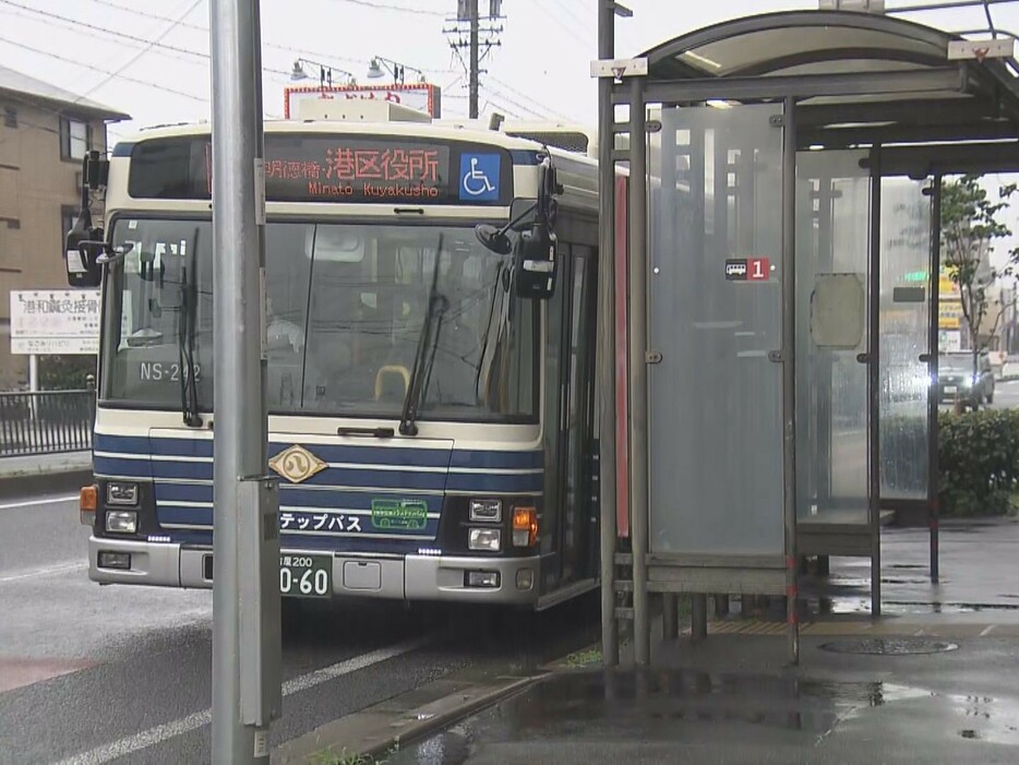 名古屋市港区の「土古」バス停