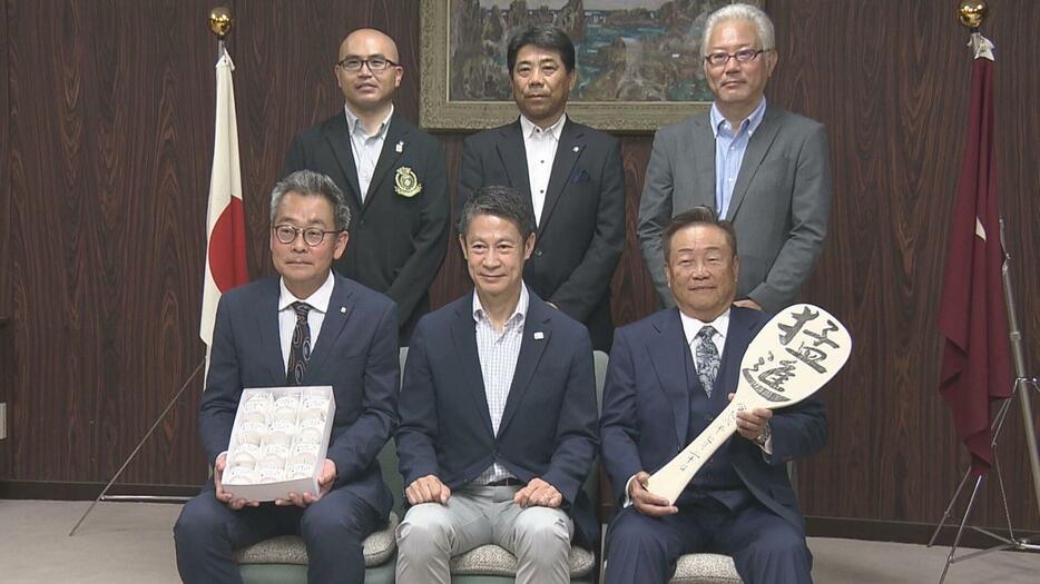 日本一目指し「猛進」　広陵甲子園へ 知事が激励　広島