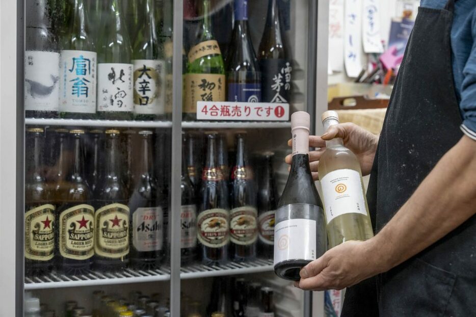 酒類のラインアップは日本酒が豊富