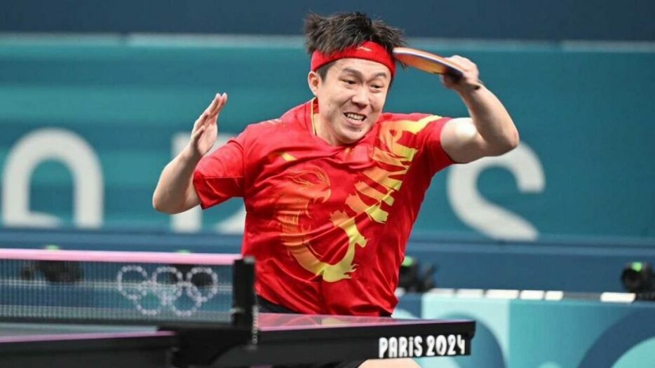 写真：王楚欽（ワンチューチン・中国）/提供：ITTF/ONDA