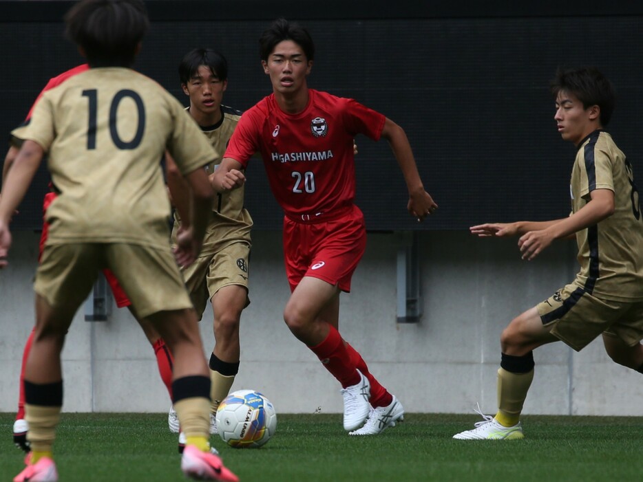 森田記者が推薦するMF野田凰心(東山高2年)(Taro YOSHIDA)