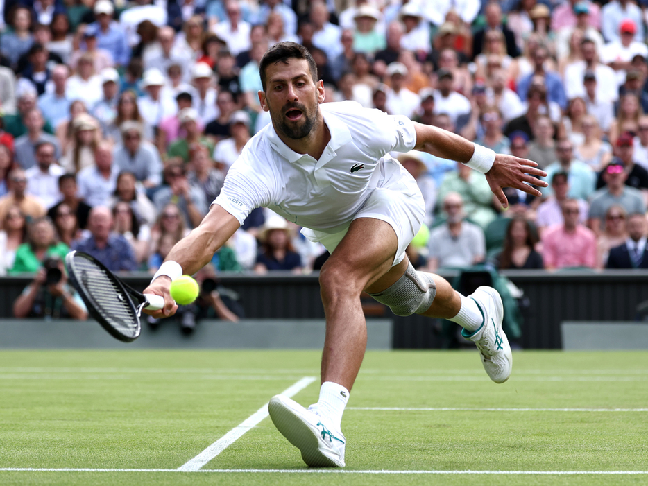 「ウインブルドン」（イギリス・ロンドン）で3回戦に進出したノバク・ジョコビッチ（セルビア）（Getty Images）