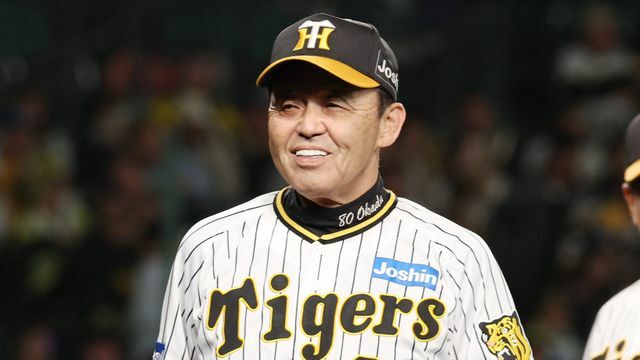 球団歴代監督最多515勝目の岡田彰布監督（写真:時事）