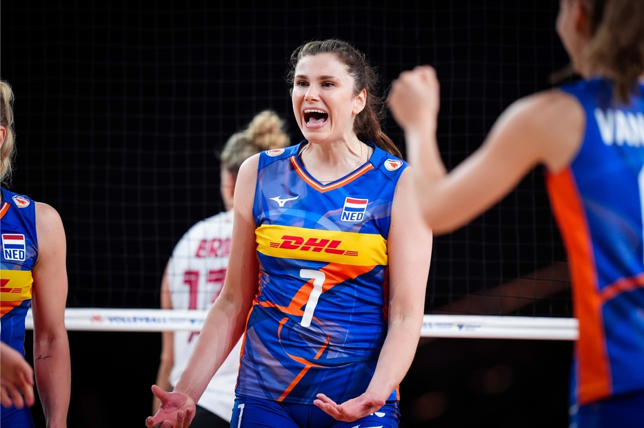 VNLに出場していたジュリエット・ロホイス（オランダ）【Photo:Volleyball World】