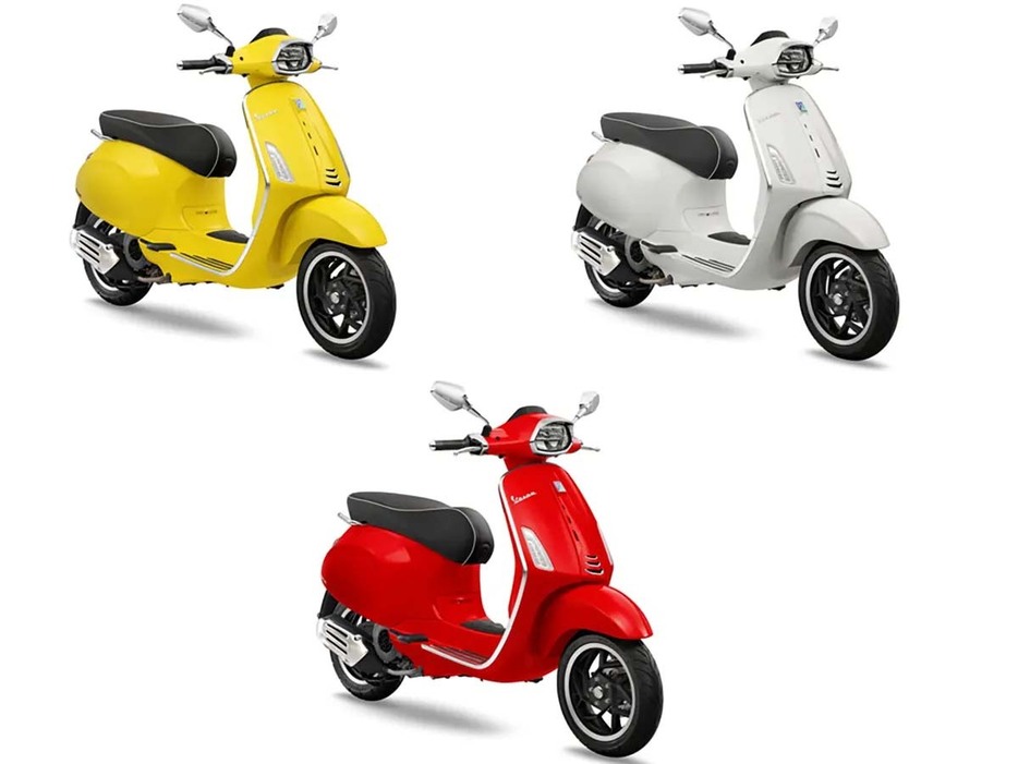 Vespa Sprintは、バイタリティと若々しさの伝統を継承するモデル。ホワイト、レッド、イエローのカラーラインナップは、モダンでユニーク、そしてスタイリッシュなスポーツの精神を体現している。