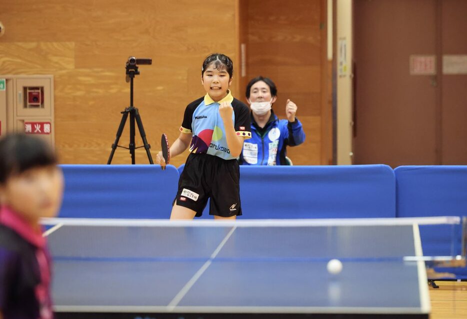 写真：カブ女子1位 柴田萌々（T．C マルカワ）/撮影：ラリーズ編集部