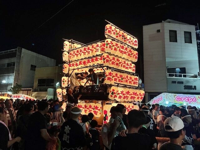 粉河祭のだんじり（和歌山県紀の川市）