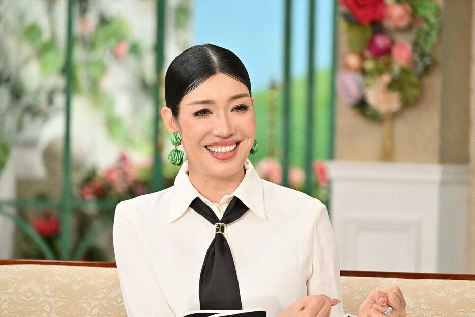 7月11日放送の「徹子の部屋」に出演するアンミカさん＝テレビ朝日提供