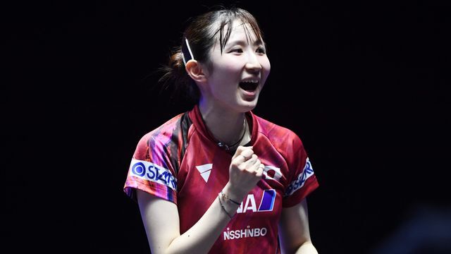 卓球女子日本代表の早田ひな選手(写真：アフロ)