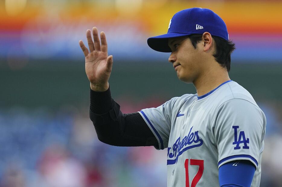 頼みの大谷もこの日はフィリーズ投手陣に抑え込まれた。(C)Getty Images