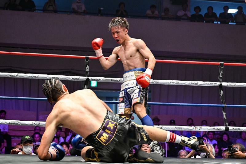 山口聖矢がダウンを奪い返すも0－2判定負け（写真・山口裕朗）