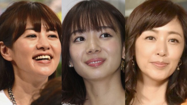 （左から）さとう珠緒、岡田紗佳、菊池桃子