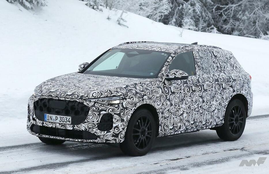 アウディ Q5　新型プロトタイプ　スパイショット