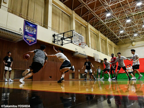 東山の練習を今回取材させてもらった [写真]＝吉田孝光