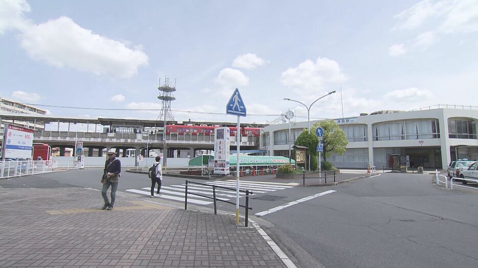 愛知県津島市の津島駅前