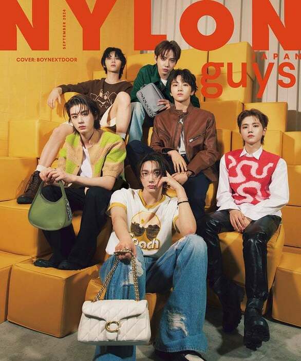 「NYLON JAPAN」9月号guysカバー（カムエル、7月26日発売）：BOYNEXTDOOR（C）NYLON JAPAN