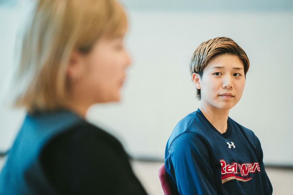 「東京五輪の時はリオの時とは立場が全然違って責任を感じながらプレーするようになりました」（町田瑠唯）（撮影＝大木雄介）