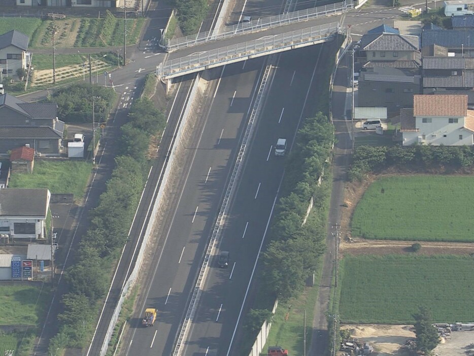 女性が転落したとみられる現場 愛知県武豊町