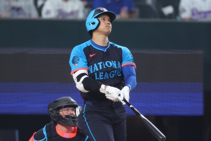 ４度目の球宴出場の大谷は３回に待望の初本塁打を放った。(C) Getty Images