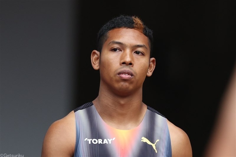 パリ五輪男子100mに出場するサニブラウン・アブデル・ハキーム