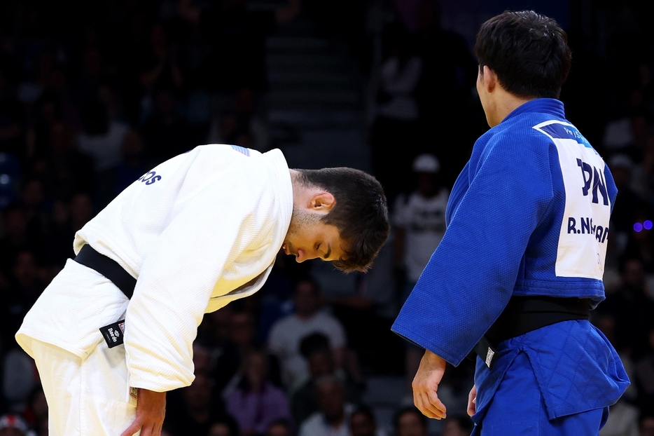 ガルリゴスと永山の一戦は大きな波紋を呼んだ。(C)Getty Images