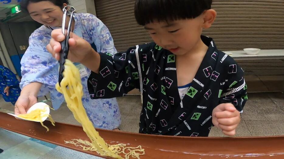 「流しつけ麺」のイベント