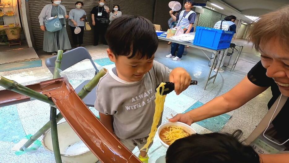 「流しつけ麺」のイベント