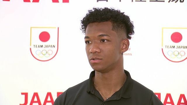 パリ五輪へ出国する村竹ラシッド選手