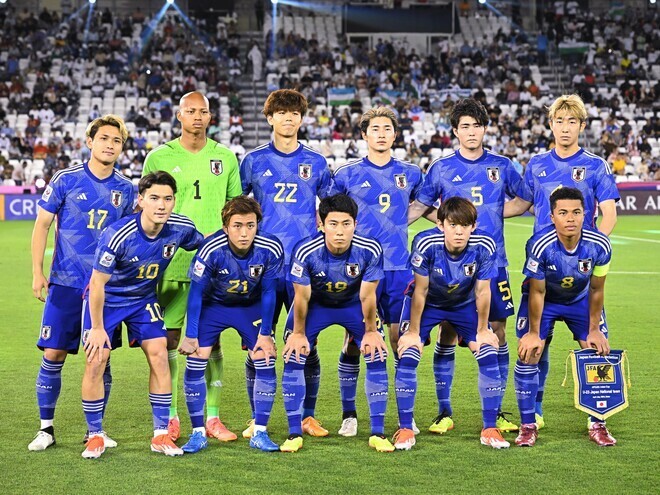 日本のフランス戦の先発11人が発表された。写真：金子拓弥（サッカーダイジェスト写真部）