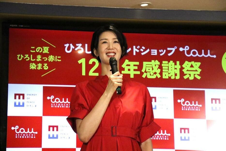 バレーボール日本代表にエールを贈った栗原恵