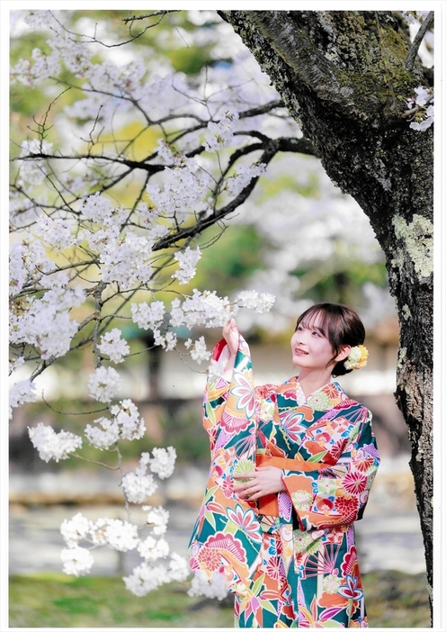 最高賞の推薦に輝いた越智さんの「桜花爛漫」