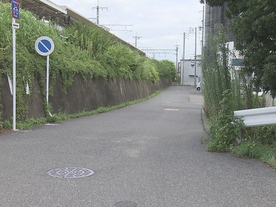 運転手がケガをした現場 名古屋市守山区