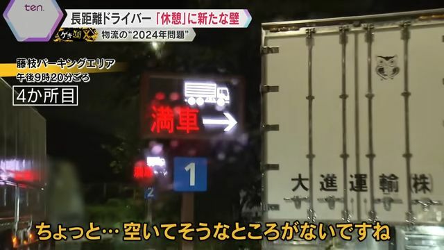 どこに行っても『満車』の文字