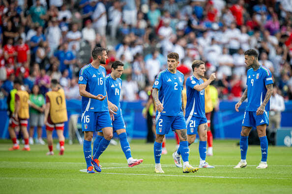 EUROではスイスに完敗したイタリア代表 photo/Getty Images