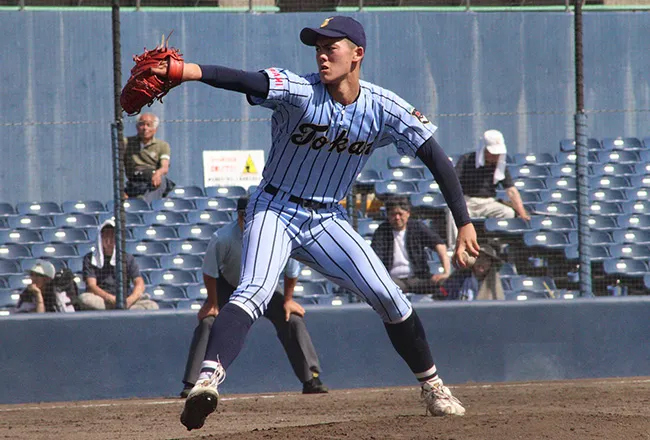 東海大相模・藤田 琉生投手　※写真は過去の取材より