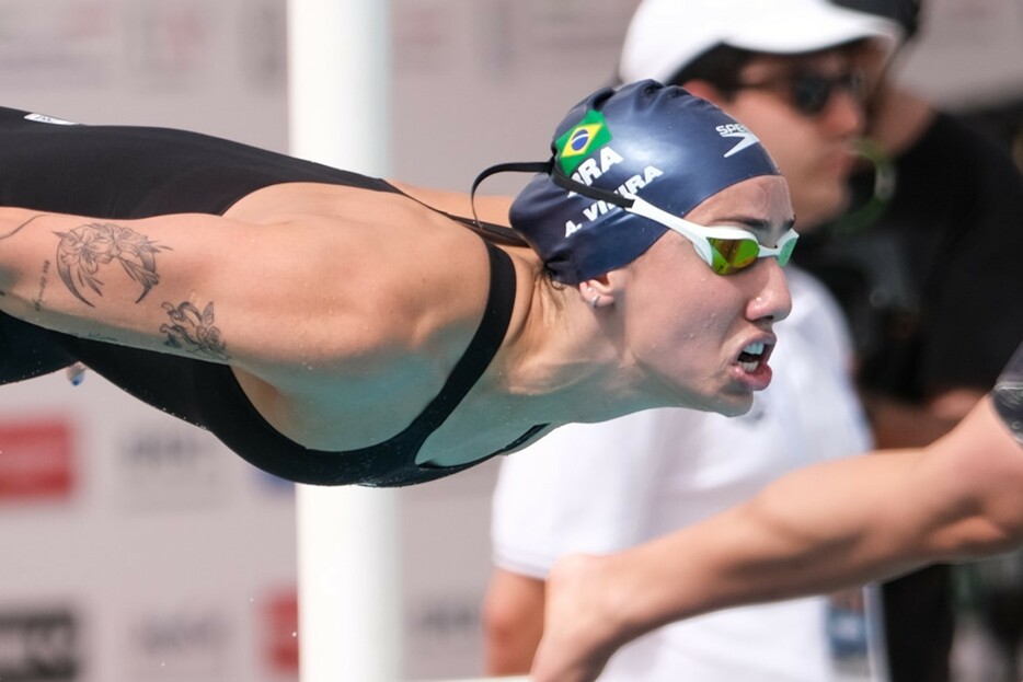 ブラジル水泳界でも期待される存在だったヴィエイラ。(C)Getty Images