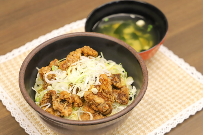 新発売される特設メニュー「北大短角牛の竜田丼]