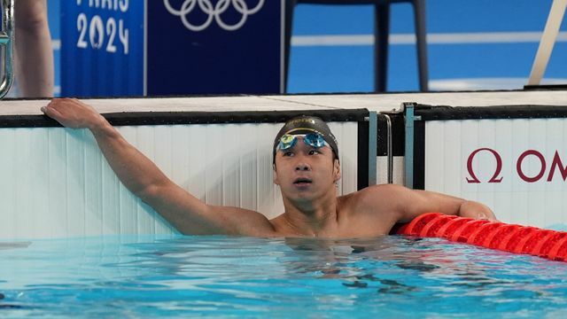 準決勝進出を決めた競泳・竹原秀一選手【写真：アフロ】