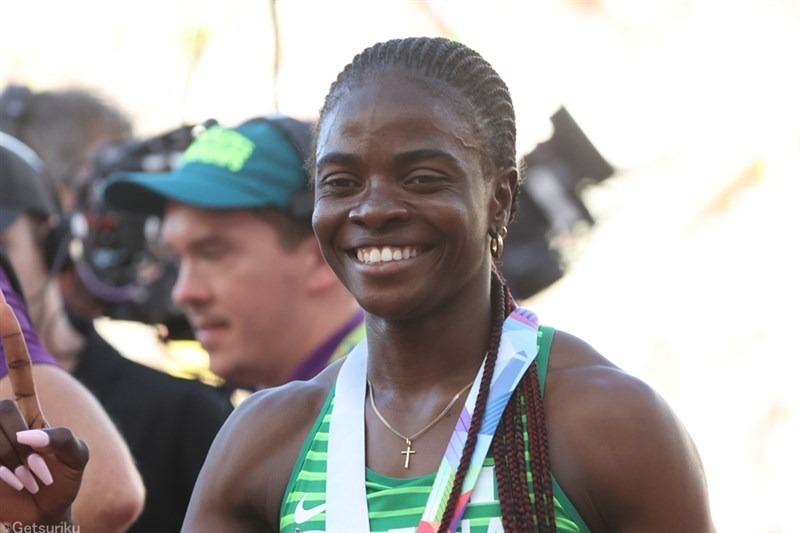 22年世界選手権女子100mHで優勝しているアムサン