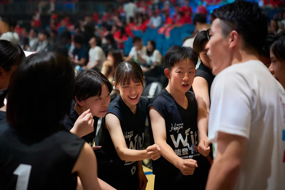 2024年5月末に横浜アリーナで行われた、B.LEAGUE Hope（ビーリーグ ホープ）の能登半島地震復興支援活動「With能登 スペシャルゲーム」より