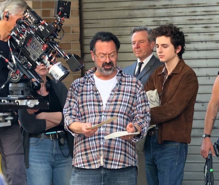 GETTY IMAGES ジェームズ・マンゴールド（James Mangold）、ティモシー・シャラメ（Timothee Chalamet）