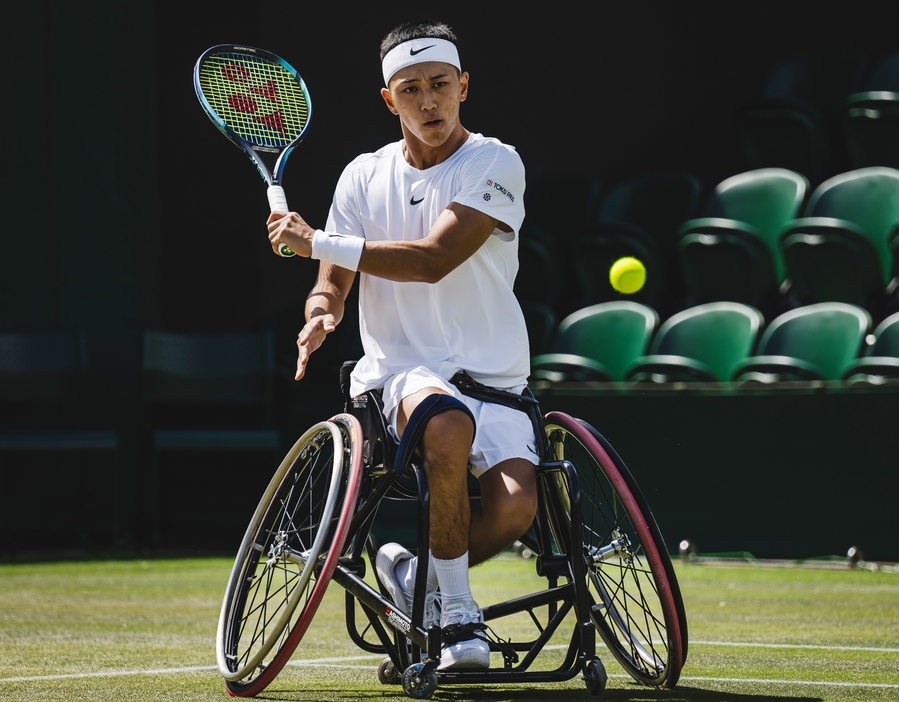 昨年のウィンブルドンでの小田凱人[写真/ゲッティイメージズ]