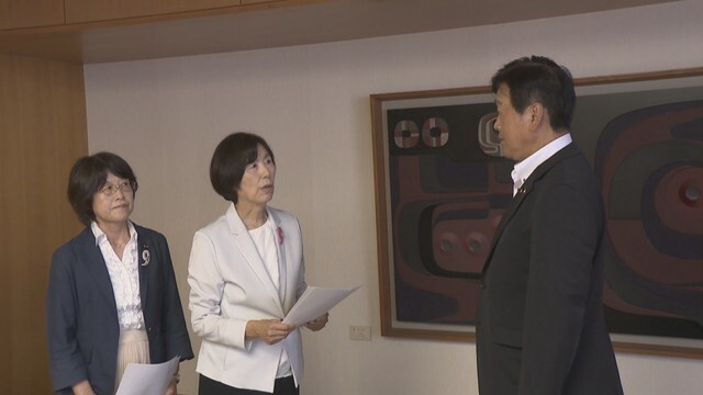 申し入れ書の提出　高松市議会