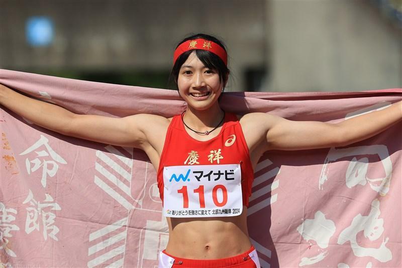 女子400mを大幅自己新で制した畠山このみ