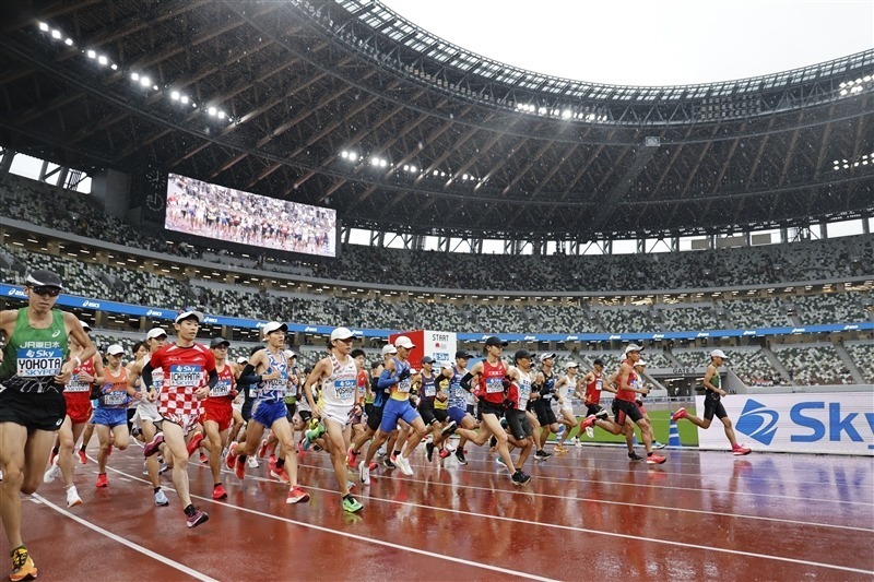 23年に行われたパリ五輪MGCも国立競技場発着